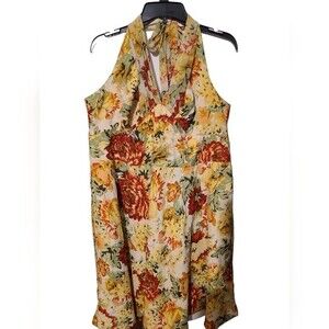 Donna Ricco New York Silk Halter dress Size 16